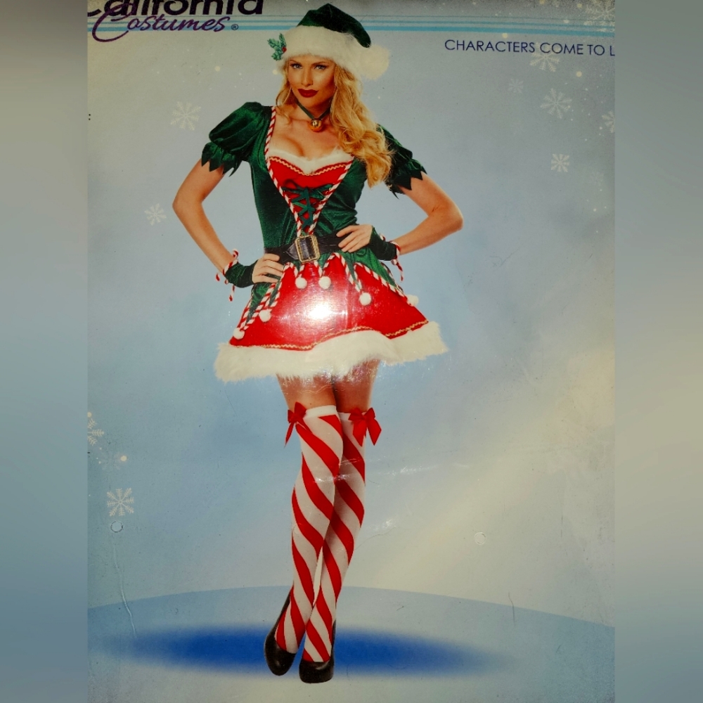NWOT Santa's Helper Costume from California Costumes